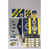 LİSANSLI FENERBAHÇE 17 PARÇA PREMIUM KIRTASİYE SETİ - 12M-Krem
