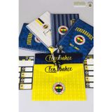 LİSANSLI FENERBAHÇE A4 SPIRALLI 2 ADET KARELİ,2 ADET ÇİZGİLİ DEFTER,TOP BAŞLIKLI UÇLU KALEM,16'LI OKUL ETİKETİ,2 ADET ÇI