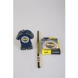 LİSANSLI FENERBAHÇE KURŞUN KALEM, SİLGİ VE FORMA TASARIM KALEMTRAŞ SETİ