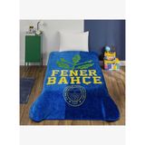 Lisanslı Fenerbahçe Palamut Logo Tek Kişilik Battaniye
