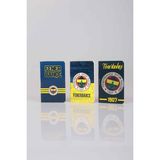 LİSANSLI FENERBAHÇE Sert Kapak Cep Defteri 8x13 cm 1 Adet Çizgili Renkli Tasarım