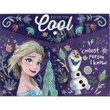 Lisanslı Frozen A4 Çıtçıtlı Dosya Cool - Mor