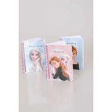 LİSANSLI FROZEN ELSA ÇİZGİLİ NOT DEFTERİ / BLOKNOT 80 YAPRAK - Mavi - 1