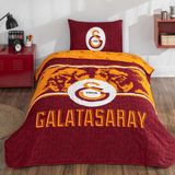 Lisanslı Gs Şanslı Aslan Yatak Örtüsü Tek Kişilik - Renkli - 160 x 230 cm