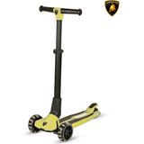 Lisanslı L1 Luxury Katlanabilir 3 Tekerlekli Işıklı Çocuk Scooter - Sarı
