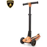 Lisanslı L1 Luxury Katlanabilir 3 Tekerlekli Işıklı Çocuk Scooter - Turuncu