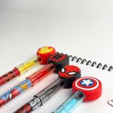Lisanslı Marvel Süper Kahramanlar 4’lü Versatil Yumurtlayan Kurşun Kalem Seti – Spiderman, Iron Man, Captain America ve Daha Fazlası Renkli Mekanik Kalemler