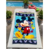 Lisanslı Mickey Mouse Plaj Havlusu – 70X140 Cm, %100 Pamuk, Çocuklar Için