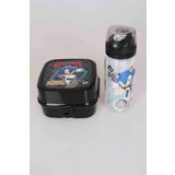 LİSANSLI SONIC 2 KATLI BESLENME KUTUSU / LUNCH BOX VE 500 ML TRITAN MATARA 2'LİSİ