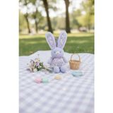 Lisanslı Tavşan Peluş Anahtarlık – Mor 12 İnç Yumuşak Tasarım