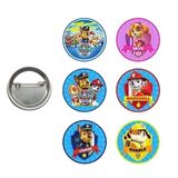 Lisanslı Yaka çanta rozeti PAW PATROL 6LI