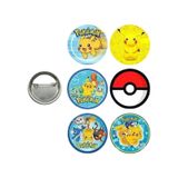 Lisanslı Yaka Çanta Rozeti Pokemon 6lı Paket Pinyata İçi Küçük Hediyelikler Diğer