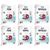 Lise 3D Yayınları 2024 Tyt Ayt Fizik Kimya Biyoloji Soru Bankası Seti 895816589