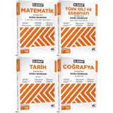 Lise 4K 2026 9. Sınıf Matematik + Edebiyat + Tarih + Coğrafya Soru Bankası Seti 4 Kitap 463976846