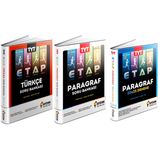 Lise Aydın 2025 Tyt Etap Türkçe Soru + Paragraf Soru + Paragraf Deneme Seti 3 Kitap 5432926243