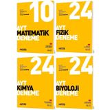 Lise Hız Yayınları Ayt Matematik + Fizik + Kimya + Biyoloji Deneme Seti 4 Kitap 3083951608