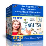Lise İngilizce Tüm Sınıflar Görüntülü Eğitim Seti (75 Ders Videosu) - Enine Boyuna Eğitim