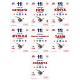 Lise Limit 2027 11. Sınıf Matematik + Fizik + Kimya + Biyoloji + Türk Dili Ve Edebiyatı + Tarih + Coğrafya Soru Bankası Seti 7 Kitap Maarif Model 8066893006