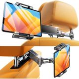 Lisen Telefon-Tablet iPad Arka Koltuk Tutucu – 4.7–12.9 Tabletler Için, 3 Uzatma Kolu, 360° Dönebilen, Sağlam Alüminyum Yapı Siyah