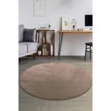 Lisi Home Vizon Yuvarlak Post Peluş Yumuşak Yıkanabilir Kaymaz Taban Antibakteriyel Halı