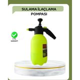 Lisinya 2 Litre Pompalı Püskürtücü Bakır Nozullu Ayarlı Sprey Temizlik ve Bahçe Aksesuarı Adaptörlü