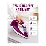 Lisinya 2200W Seramik Kaplama Estetik Tasarımı 360 Derece Dönebilir Kablosu Yeni Nesil - Buhar Kazanlı Ütü Lisn-UUCZZZTGMSTRRRR4-1-3434-ER