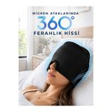 Lisinya 360° Jel Kompres Başlığı Soğuk ve Sıcak Kullanıma Uygun Rahatlatıcı Göz Maskesi - Lisn-UCZZMGRENBANT-5-3434-ER