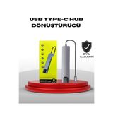 Lisinya 4K HDMI Çıkışlı, Gigabit Ethernet'li USB‑C Çoklu Port Hub - USB Hub Çoklayıcı LsnyY-XUCZMACBOOKEVRC-1-3434-Yldz