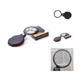 Lisinya -5x 60MM Cam Optik Lens,katlabilir,deri Kaplamalı Cep BÜYÜTEÇ-XX1051 ( Lisinya )