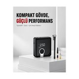 Lisinya 6000mAh Bataryalı Type-C Şarjlı Diyafram Tip Kompresör LED Işıklı - Lisn-XUCZZZZC001ARAPOMPASI-2-1-3434-ER