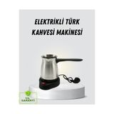 Lisinya 800W Paslanmaz Elektrikli Cezve Gizli Rezistans ve Ergonomik Kulp - Lisn-XUCZZZELEKTRKLCEZVEEEEEE-2-3434-ER