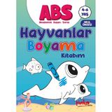 Lisinya Abs 4-6 Yaş Hayvanlar Boyama Kitabım