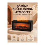 Lisinya Alev Efektli Aroma Yayıcı Hava Nemlendirici Uzaktan Kumandalı Gece Lambası - LSNTKN-RS4937 LSNY343UCZZPDPGA4ŞÖMİNELİ NEMLENDİRİCİ-5
