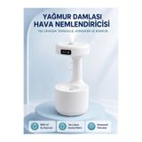 Lisinya Anti Yerçekimi Su Damlası Hava Nemlendirici 800 ml Ultrasonik Aroma Difüzör - Lisn-UCZZPDPG599NEMLENDRC-1-3434-ER