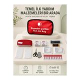 Lisinya Araç ve Ev İçin İlk Yardım Çantası Acil Set - Lisn-UCZZZLKYARDIMANTASI-6-3434-ER