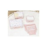 Lisinya Baby 6'lı Desenli Fileli Bavul Valiz İçi Düzenleyici Çok Amaçlı Organizer (pembe) ( ) Lisn-3154-1457-ER