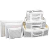 Lisinya Bavul Içi Organizer Seti - Yatak Odası Organizer Set - Makyaj Organizer Mini Hurçlar (6 Parça) ( Lisinya )