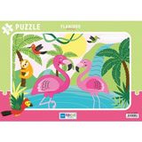 Lisinya Blue Focus Flamingo (Flamingo) - Puzzle 30 Parça