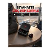 Lisinya Bluetooth Powerbank Kulaklık – Kablosuz, Uzun Pil Ömrü, Dokunmatik ve Yüksek Ses Kalitesi - Lisn-XUCZZZM88KULAKLIK-2-1-3434-ER