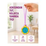 Lisinya Çanta ve Pantolon İçin Askılı Charm Saat Kemer Aksesuarı Pembe - LiisinNY-UCZZANTACHARM-3-5-3434