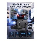 Lisinya Çift Kollu Game Box Projeksiyon Cihazı Kumandalı Android Tv Dahili Hoparlör - LisnyY-UCZZHCS350PROPROJEKSYON1-3434-Tug