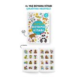 Lisinya Çıkartmalı Boyama Kitabı - 4 Yaş +