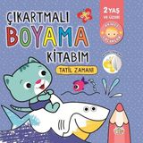Lisinya Çıkartmalı Boyama Kitabım-Tatil Zamanı