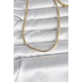 Lisinya CM 14K Gold Renk Yılan Zincir Model 60 cm Kadın Kolye - Lisn-6981e2ce5d5bc71b4f0a54d6-0808-ER