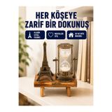 Lisinya Dekoratif Kum Saati – Ahşap Malzeme, Hediyelik Masa Aksesuarı - LisinyYyA-UCZZKUMSAATEYFELKULES-2-3434