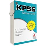 Lisinya Delta Kültür Kpss Matematik Strateji Kartları