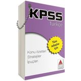 Lisinya Delta Kültür Kpss Türkçe Strateji Kartları