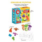 Lisinya Dinozorlar Peşimizde Oyun Hamuru Seti (14 Parça - 348 Gr)