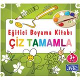 Lisinya Eğitici Boyama - Kitabı Çiz Tamamla