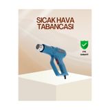 Lisinya Endüstriyel 2000W Isı Tabancası Plastik Boru Lehim Boya Çıkarma - Lisn-UCZZZISITABANCASI-3-3434-ER